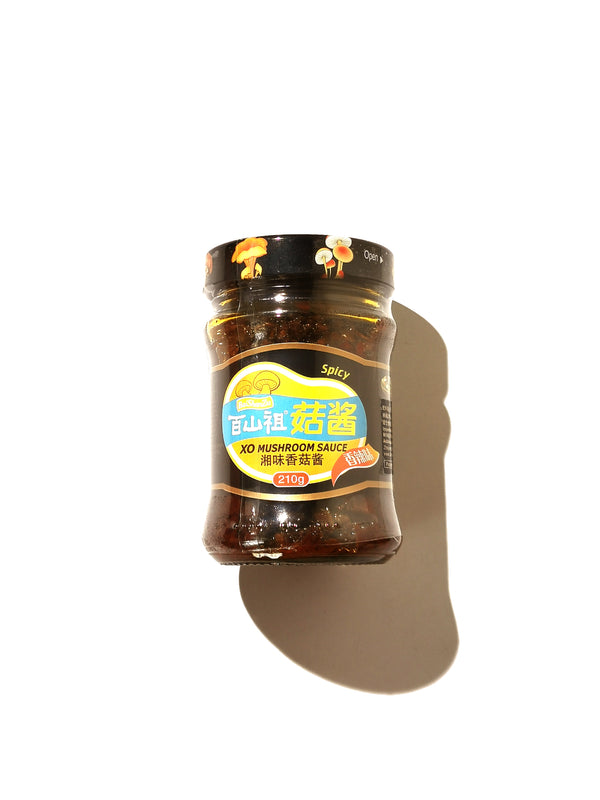 BaiShanZu XO Mushroom Sauce 百山祖菇酱 210g - Spicy 香辣味