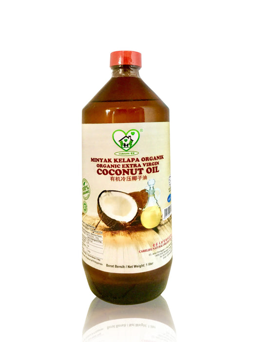 Carelife Organic Extra Virgin Coconut Oil 有機天然椰子油 - 1 Ltr