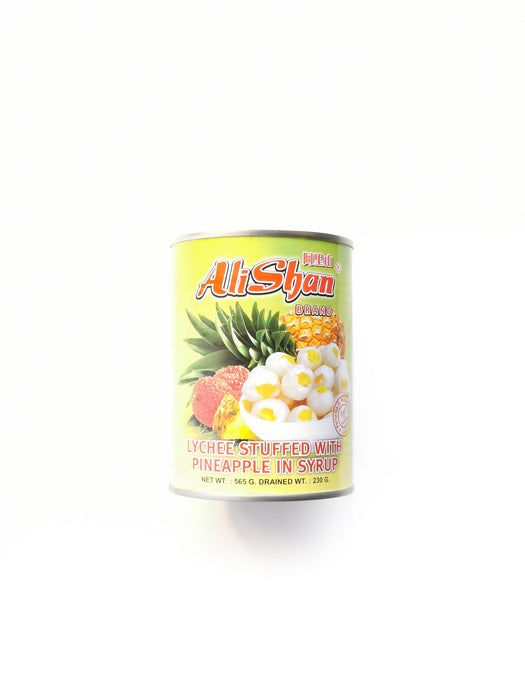 Alishan Brand Lychee Stuffed with Pineapple in Syrup
