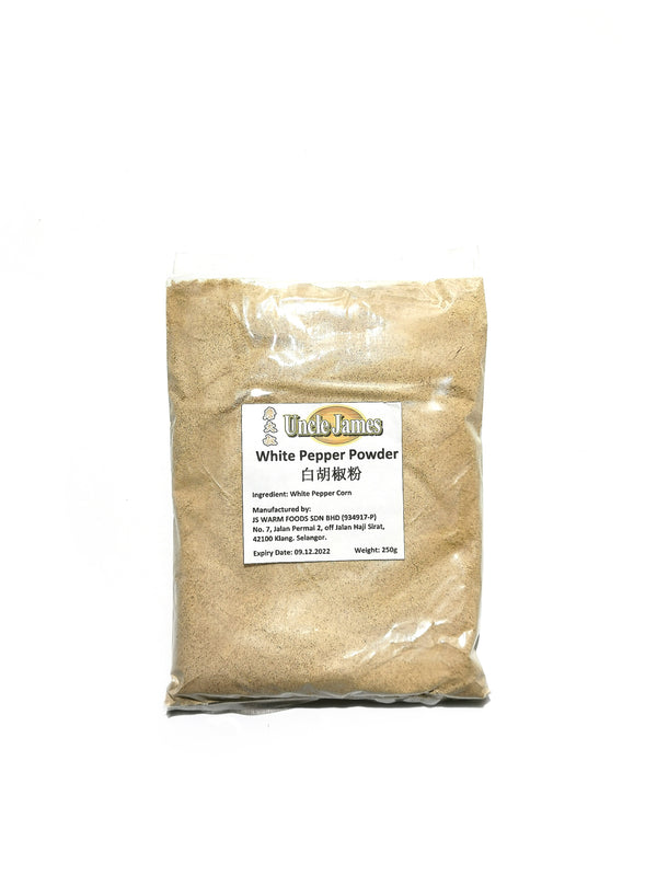 Uncle James White Pepper Powder 頂級白胡椒粉 - 250g