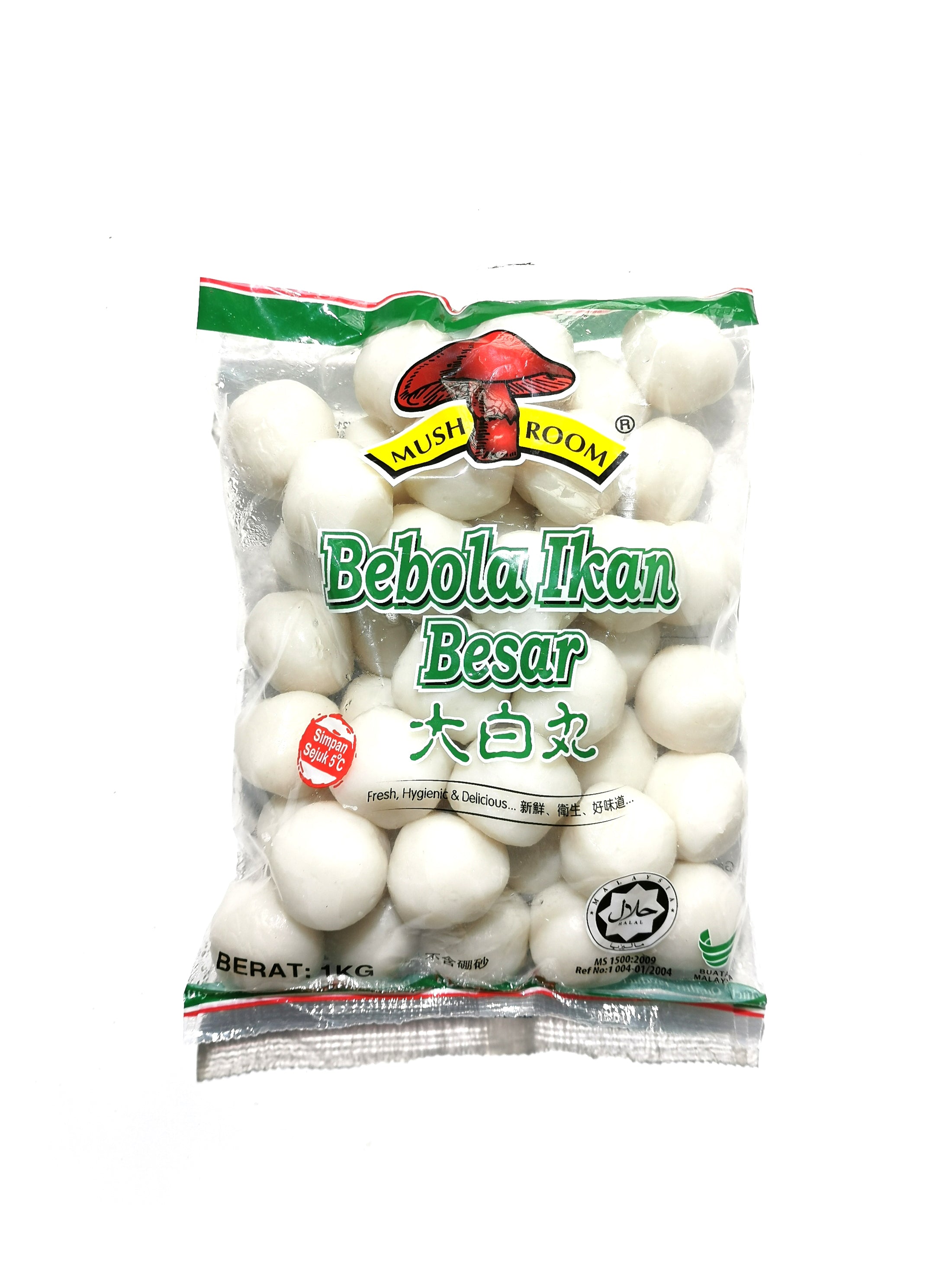 Mushroom Brand Fish Ball 大白丸 - 1kg