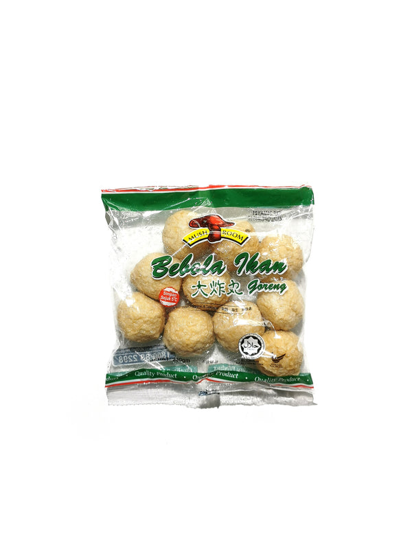 Mushroom Brand Fried Fish Ball - Big 大炸丸 - 230g