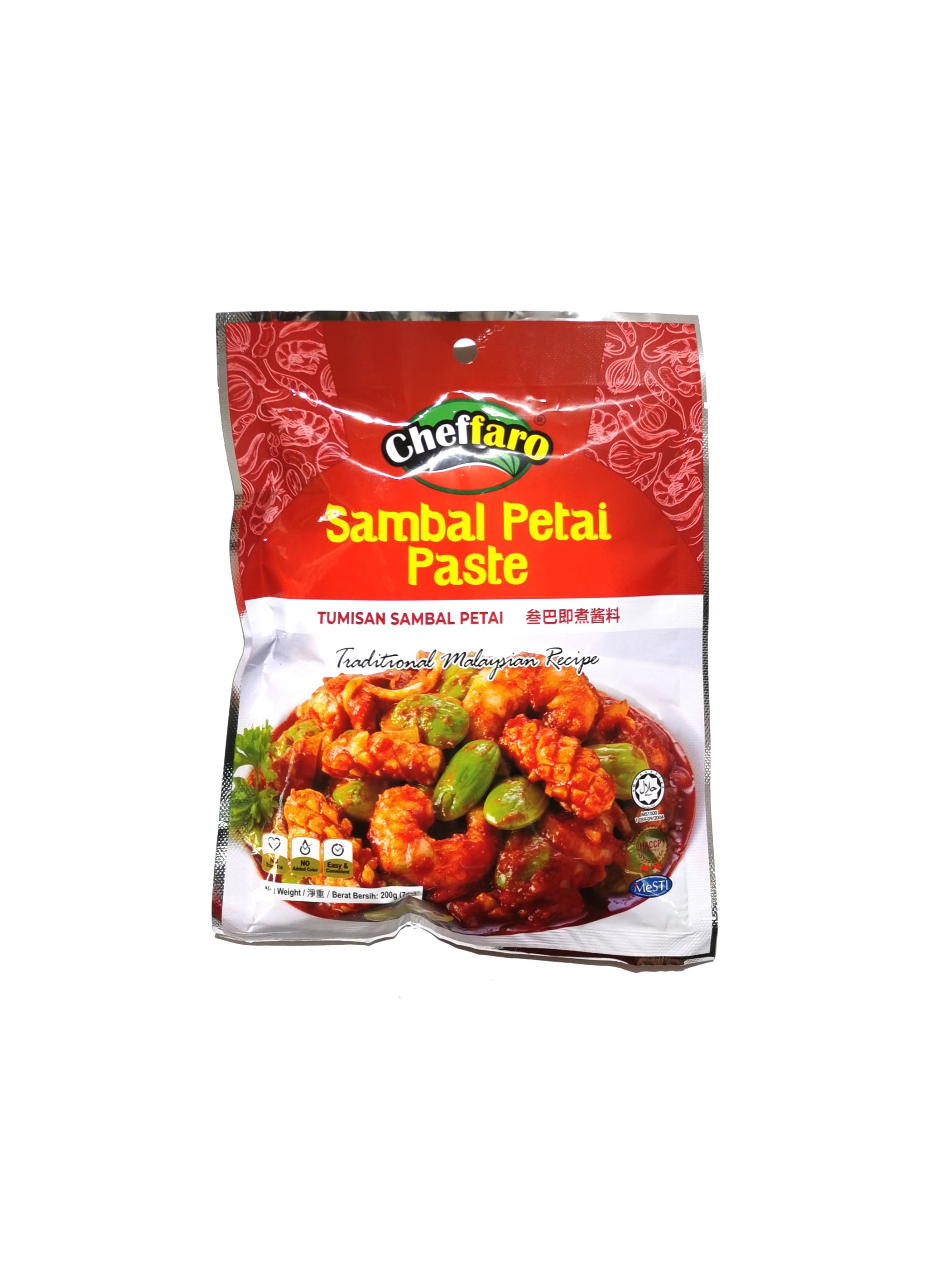 Cheffaro Sambal Petai Paste 叁巴漿 - 200g