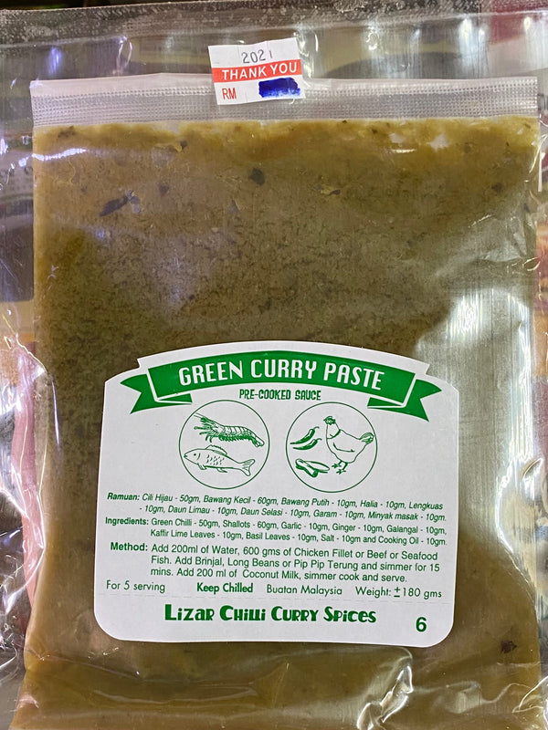 Lizar Green Curry Paste 青咖哩醬