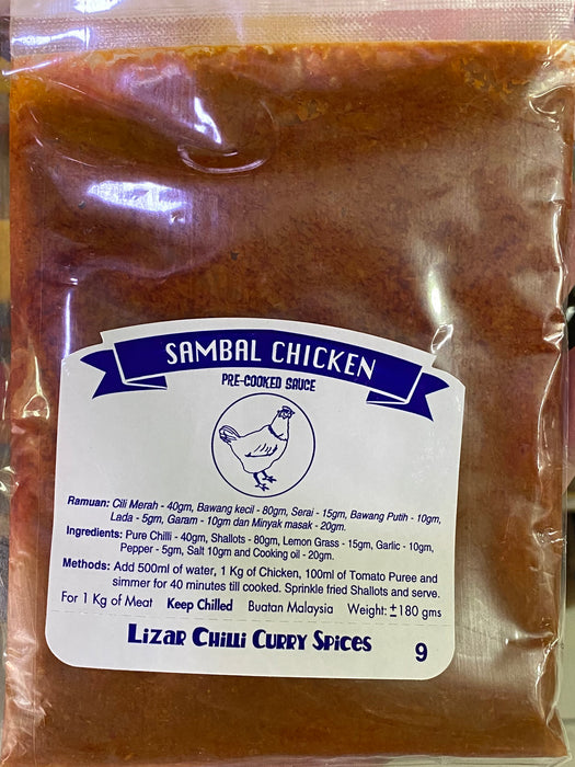 Lizar Sambal Chicken 參巴辣椒醬