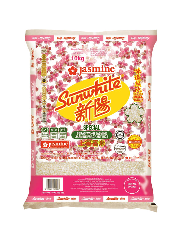 Jasmine AAA Sunwhite Fragrant Rice 新陽香米 10kg