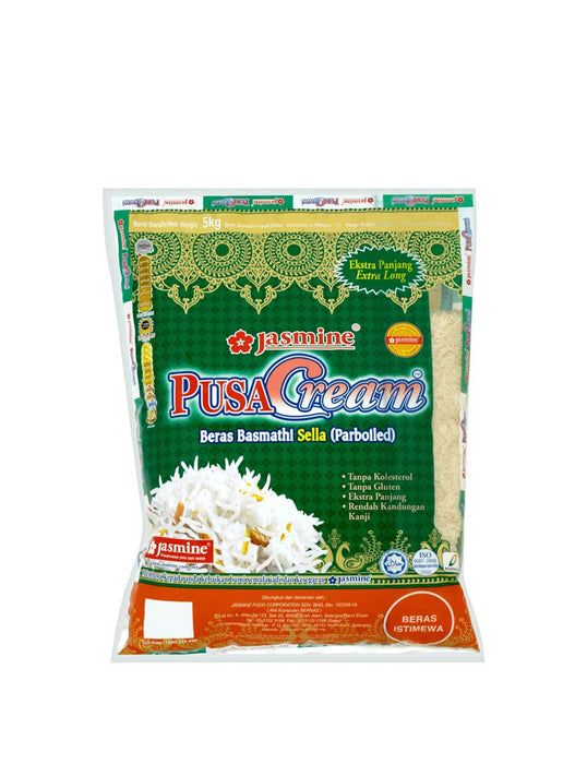Jasmine Pusa Cream Parboiled Rice 印度米
