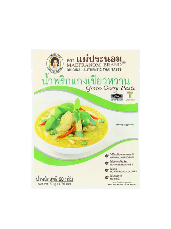 Maepranom Green Curry Paste 夜巴儂青咖哩醬