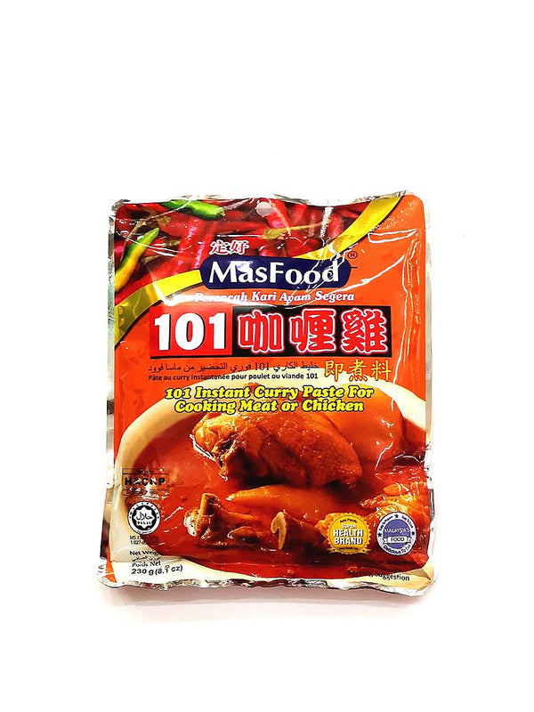 MasFood 101 Instant Curry Paste for Curry Meat or Chicken