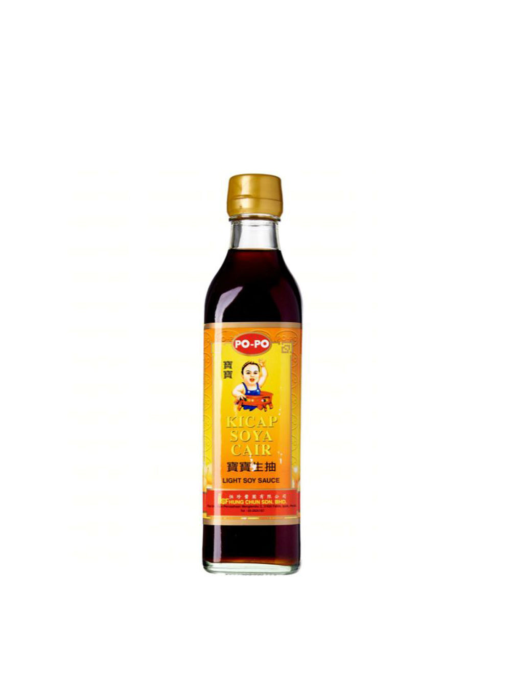 PoPo Light Soy Sauce 寶寶生抽 - 360ml