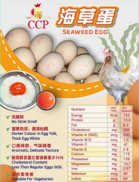 Seaweed Chicken Eggs