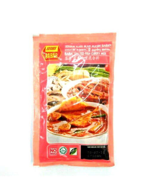 BaBa's Salted Fish Curry Mix 峇峇咸鱼咖哩混合料 125g